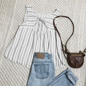 LOFT Striped Tank Top